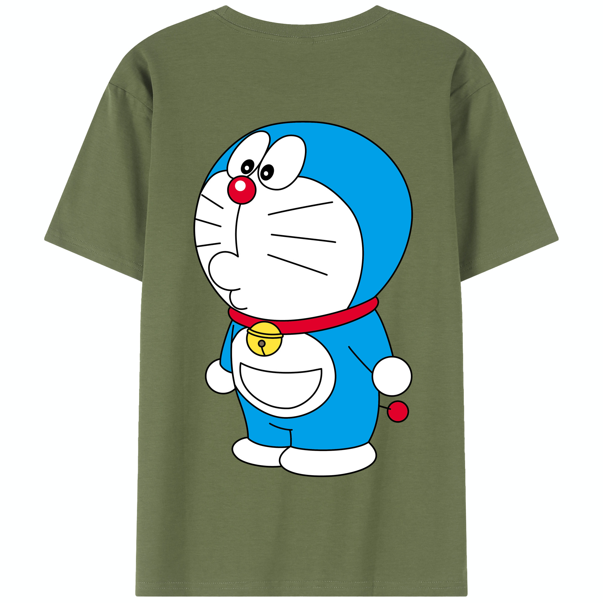 （画像用） ドラえもん Doraemon 綿100％半袖Tシャツ（背面プリント）